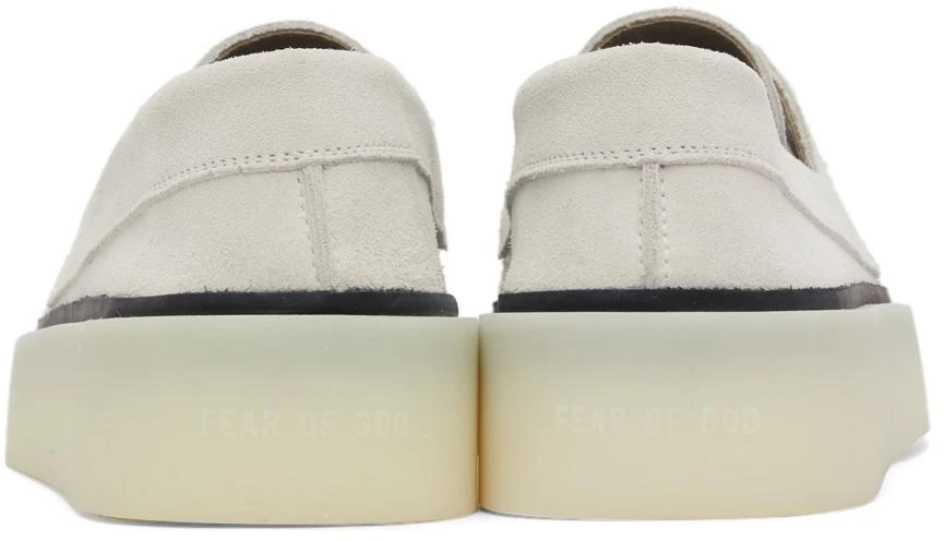 商品Fear of god|Off-White Suede Boat Shoes,价格¥2916,第4张图片详细描述