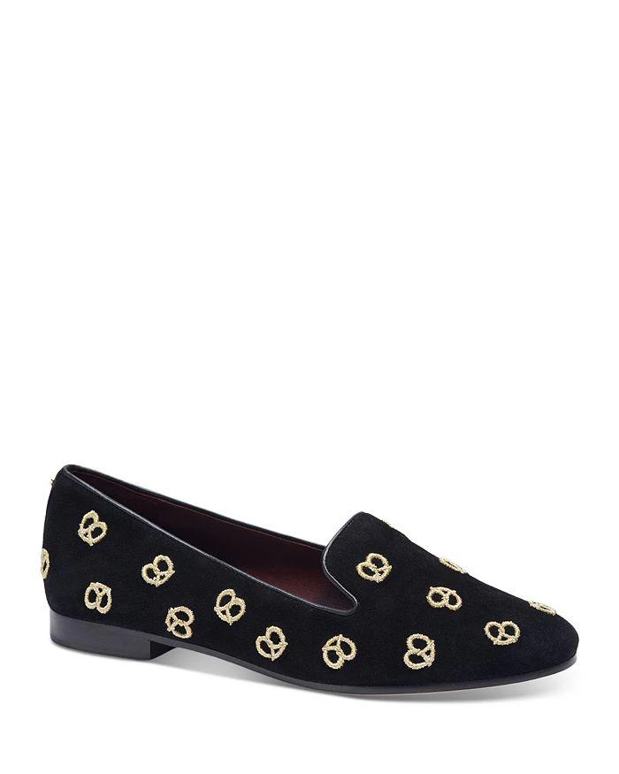 商品Kate Spade|Women's Lounge Mini Pretzel Flat Loafers,价格¥898,第1张图片