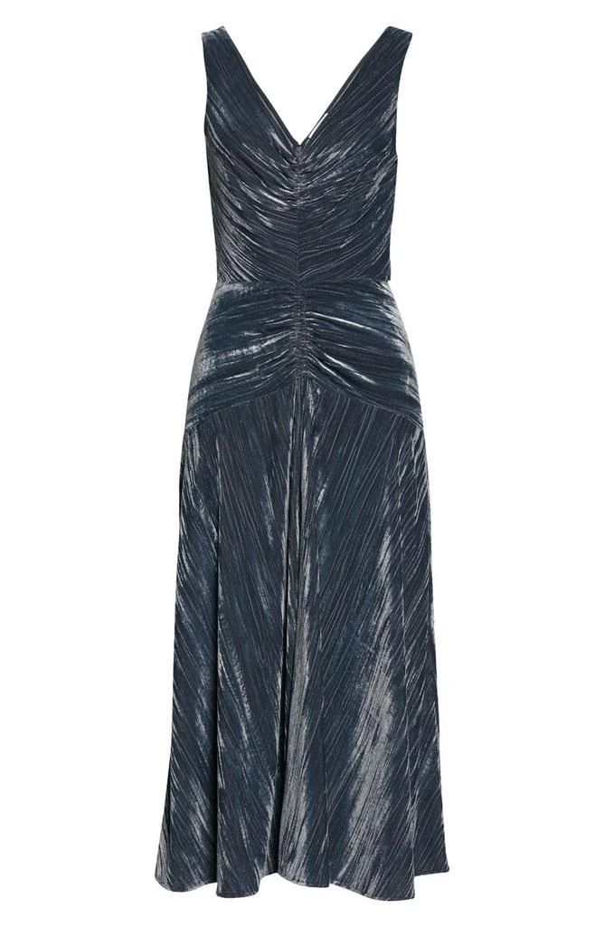 商品Vince|Ruched Textured Velvet Sleeveless Dress,价格¥1553,第5张图片详细描述