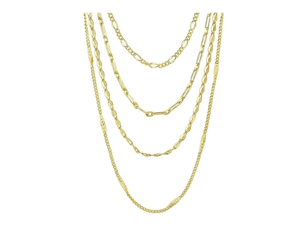 商品Sterling Forever|Four Layer Chain Necklace,价格¥464,第1张图片