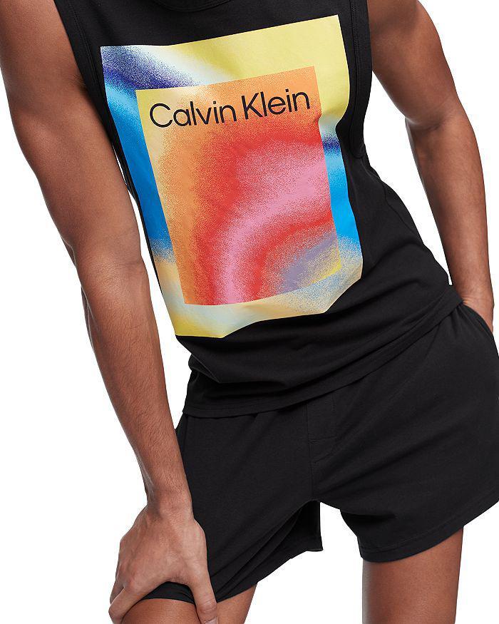 商品Calvin Klein|Reimagined Heritage Pride Iridescent Rainbow Tank Top,价格¥179,第5张图片详细描述