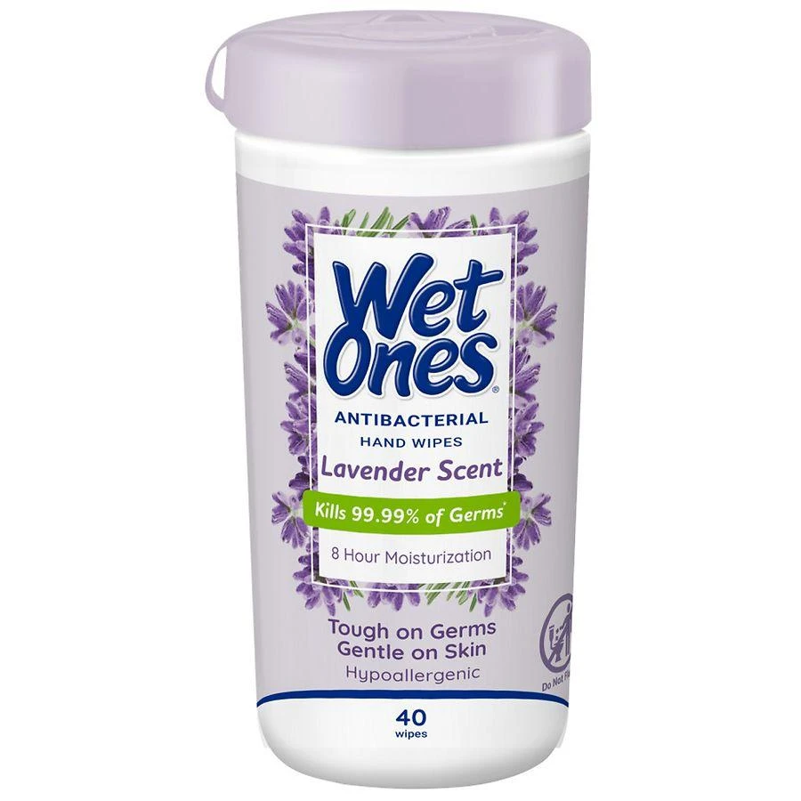 商品Wet Ones|Antibacterial Hand Wipes Lavender,价格¥32,第1张图片