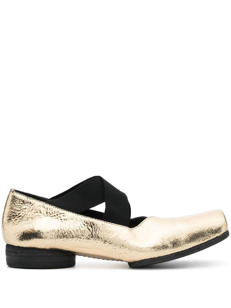 Uma Wang Flat shoes Golden商品第1张图片规格展示