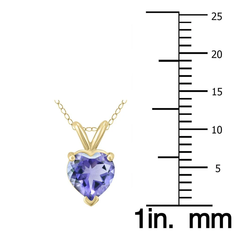 商品SSELECTS|14K  5Mm Heart Tanzanite Pendant,价格¥1159,第3张图片详细描述