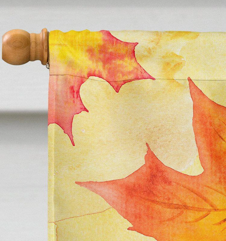 商品Caroline's Treasures|28 x 40 in. Polyester Fall Leaves Vizsla Flag Canvas House Size 2-Sided Heavyweight,价格¥329,第2张图片详细描述