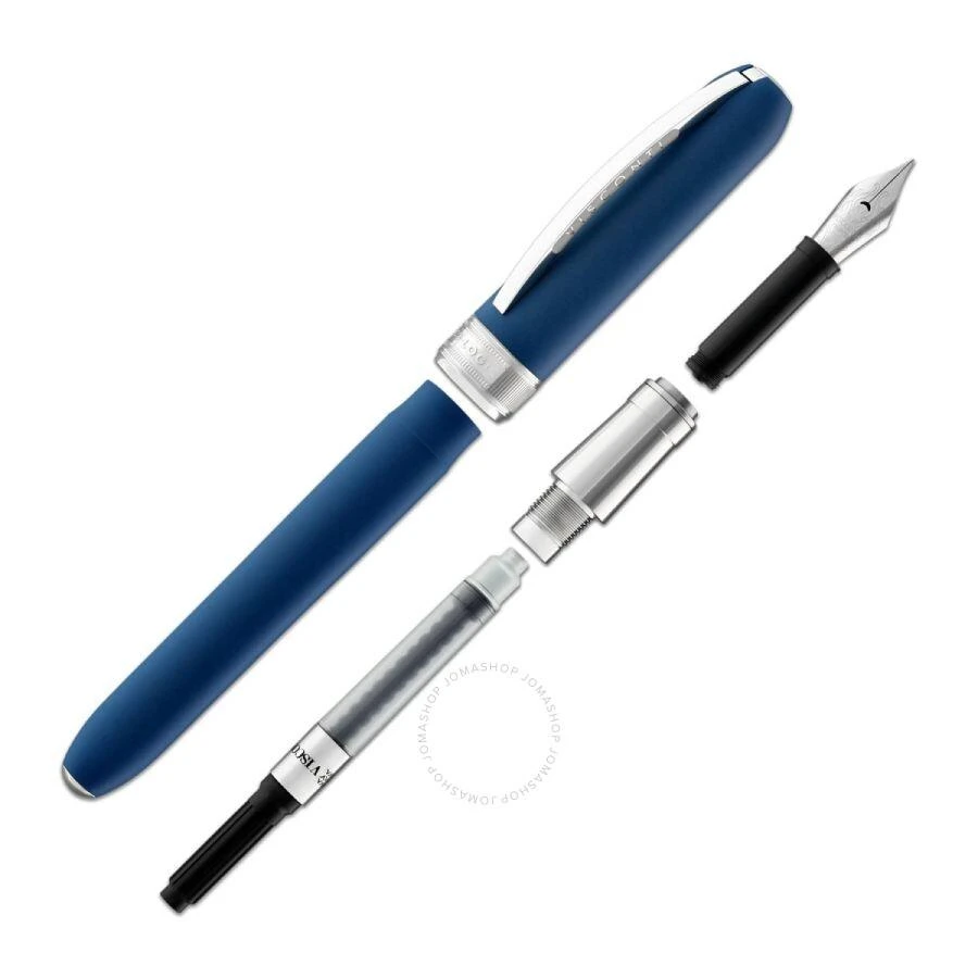 商品Visconti|Rembrandt Eco-Logic Fountain Pen in Blue KP10-10-02-FPF,价格¥1028,第3张图片详细描述