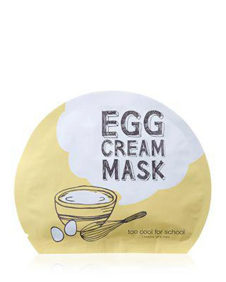 商品Too Cool For School|Egg Cream Sheet Mask Gift Set,价格¥180,第2张图片详细描述