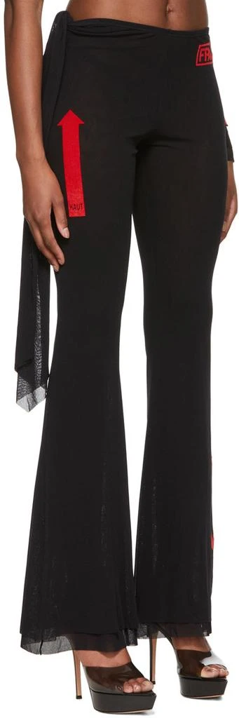 商品Jean Paul Gaultier|SSENSE Exclusive Black Tulle Lounge Pants,价格¥1287,第2张图片详细描述