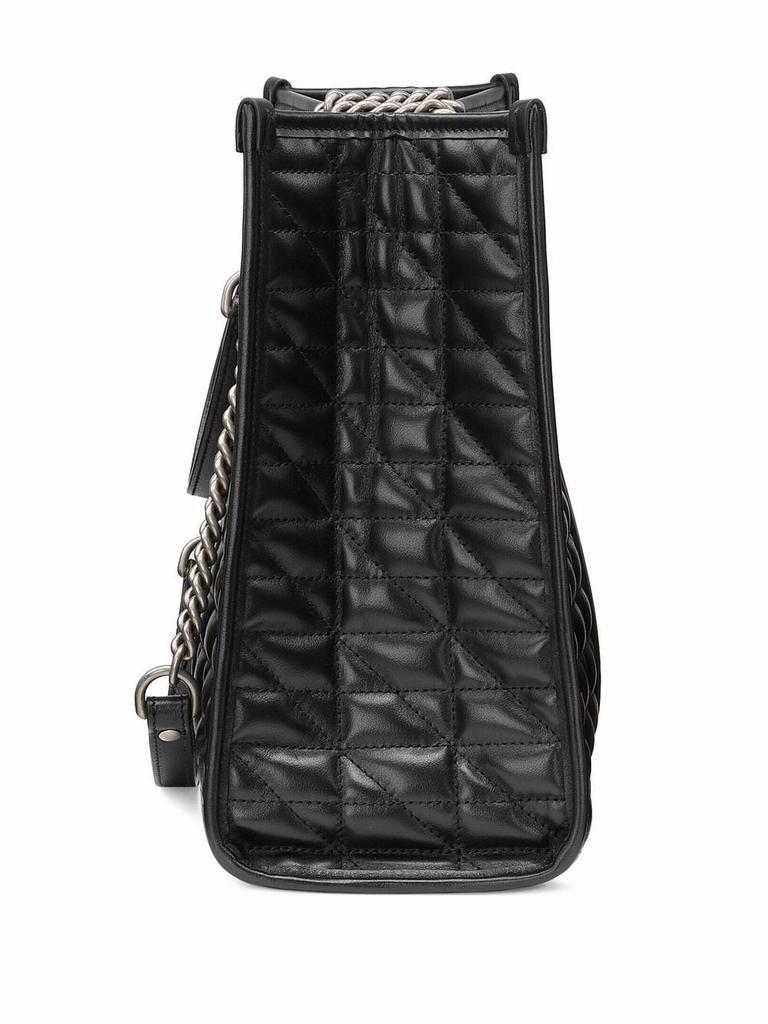 商品Gucci|GUCCI - Gg Marmont Leather Shopping Bag,价格¥15603,第5张图片详细描述