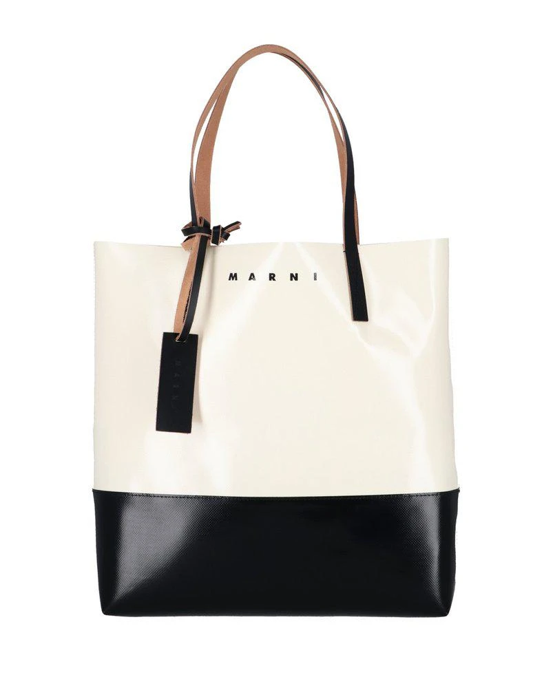 商品Marni|Marni Logo Printed Two-Tone Tote Bag,价格¥2115,第1张图片