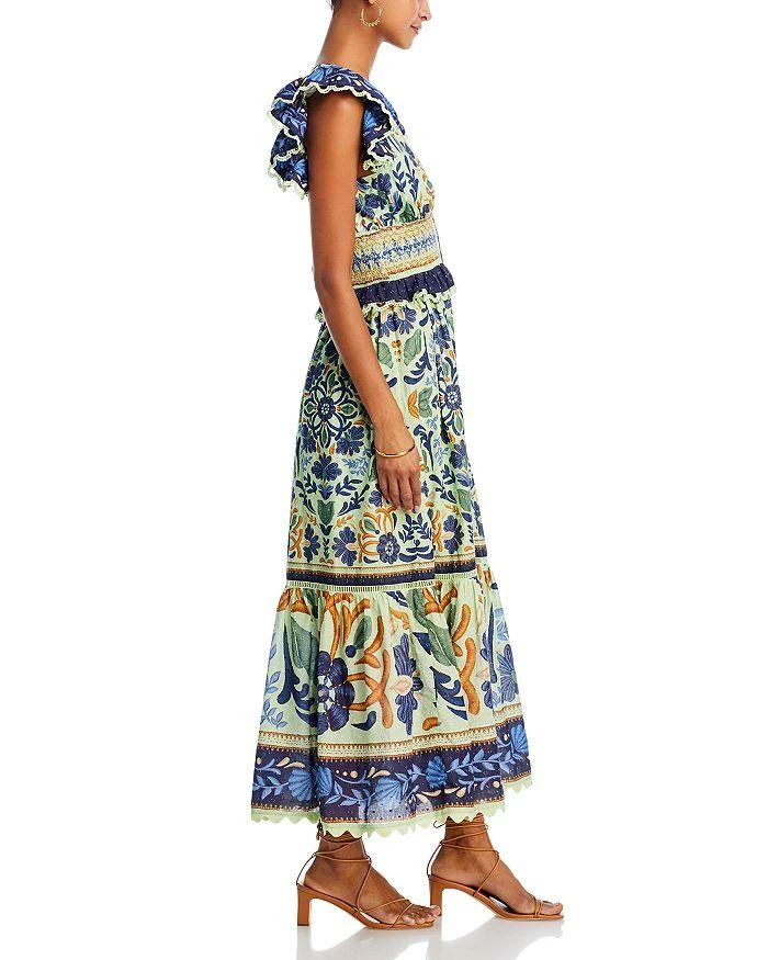 商品Farm Rio|Ocean Tapestry Maxi Dress,价格¥634,第5张图片详细描述