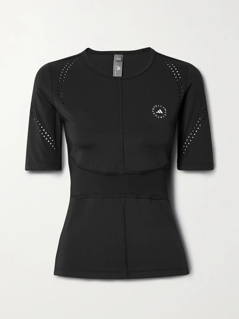 商品Adidas|Truepurpose 穿孔印花弹力再生上衣,价格¥437,第1张图片