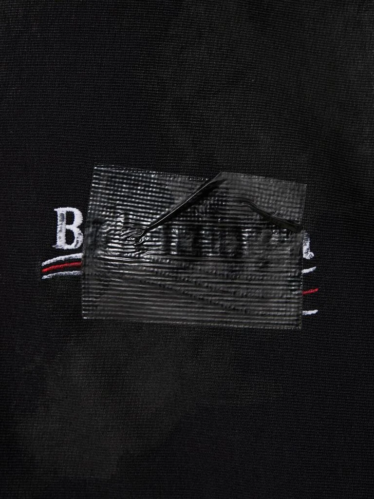 商品Balenciaga|Vintage Effect Cotton Sweatshirt Hoodie,价格¥9667,第3张图片详细描述