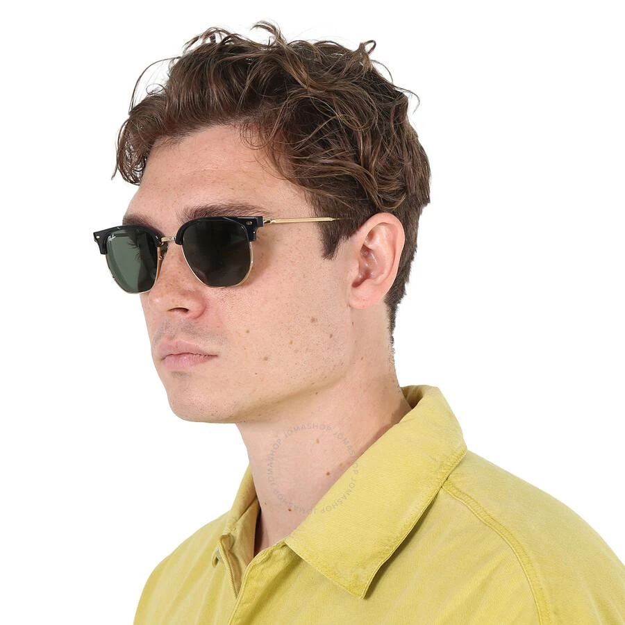 商品Ray-Ban|雷朋新款 Clubmaster 绿色中性太阳镜 RB4416 601/31 51,价格¥828,第2张图片详细描述