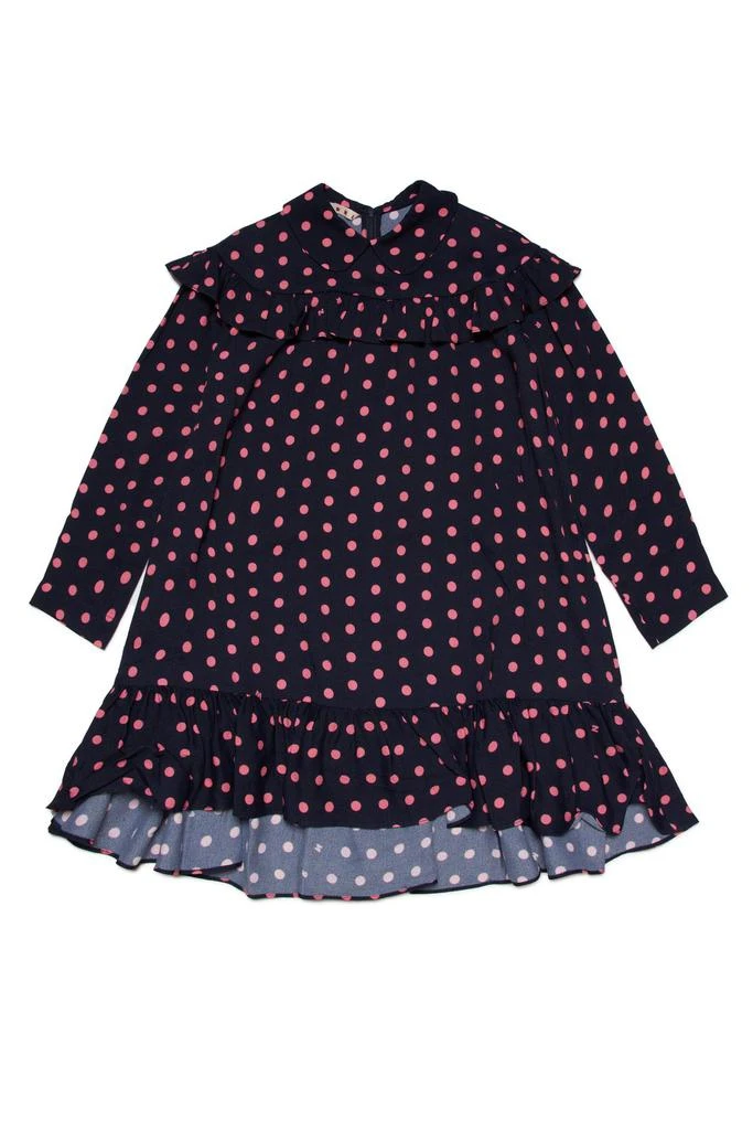 商品Marni|Marni Kids Polka Dot Printed Flared Dress,价格¥1383,第1张图片