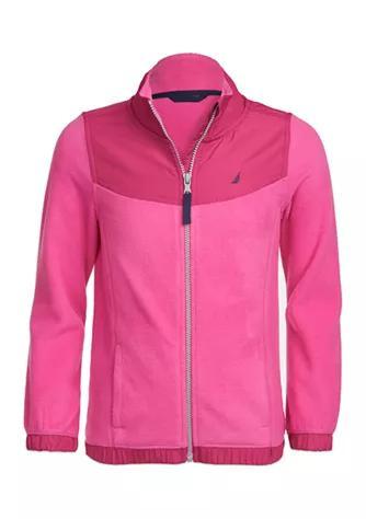 商品Nautica|Girls 7-16 Polar Fleece Jacket,价格¥332,第1张图片