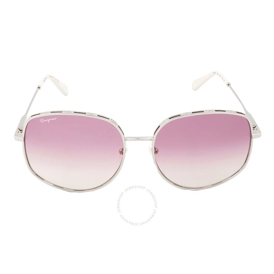 商品Salvatore Ferragamo|Violet Gradient Irregular Ladies Sunglasses SF277S 721 61,价格¥484,第1张图片