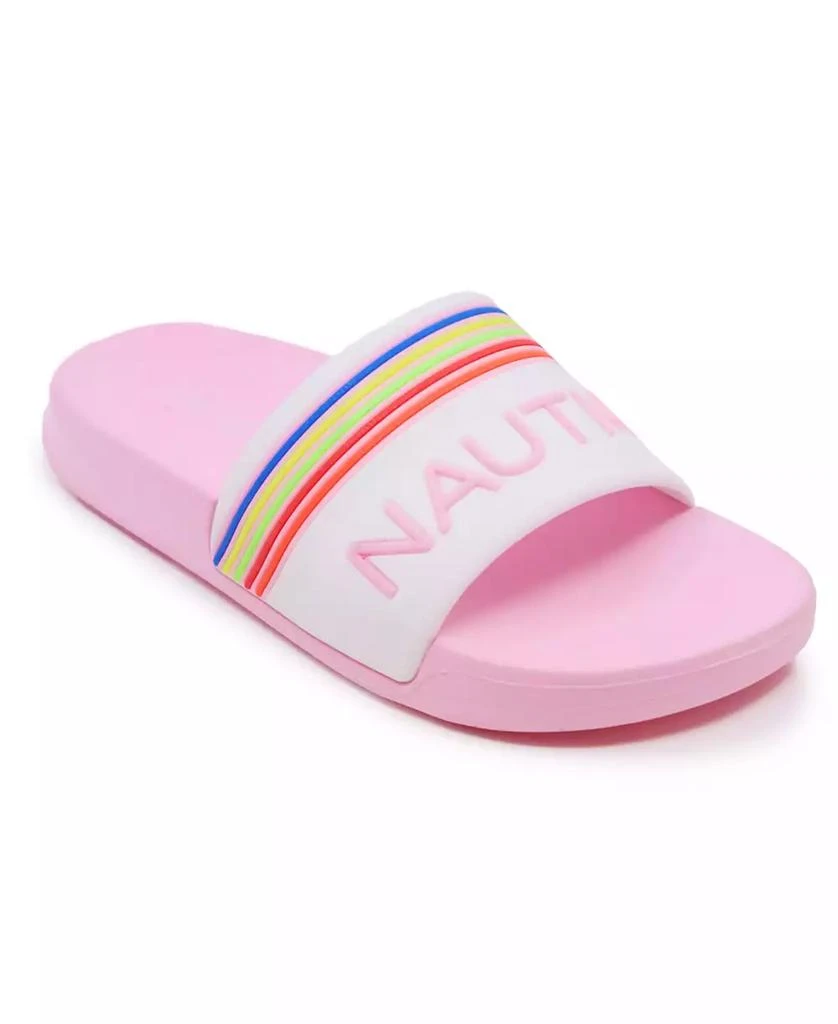 商品Nautica|Little Girls Gaff Slide Sandals,价格¥73,第1张图片