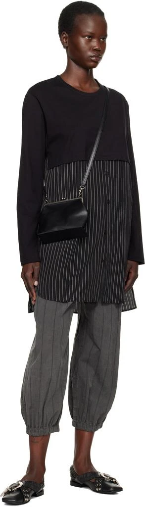商品YOHJI YAMAMOTO|Black Metal Clasp Bag,价格¥2556,第4张图片详细描述