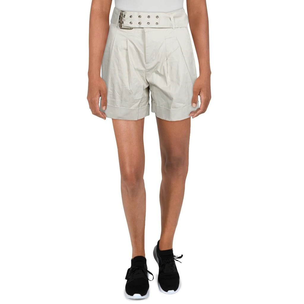 商品Badgley Mischka|Badgley Mischka Womens Belted Above Knee Bermuda Shorts,价格¥54,第1张图片