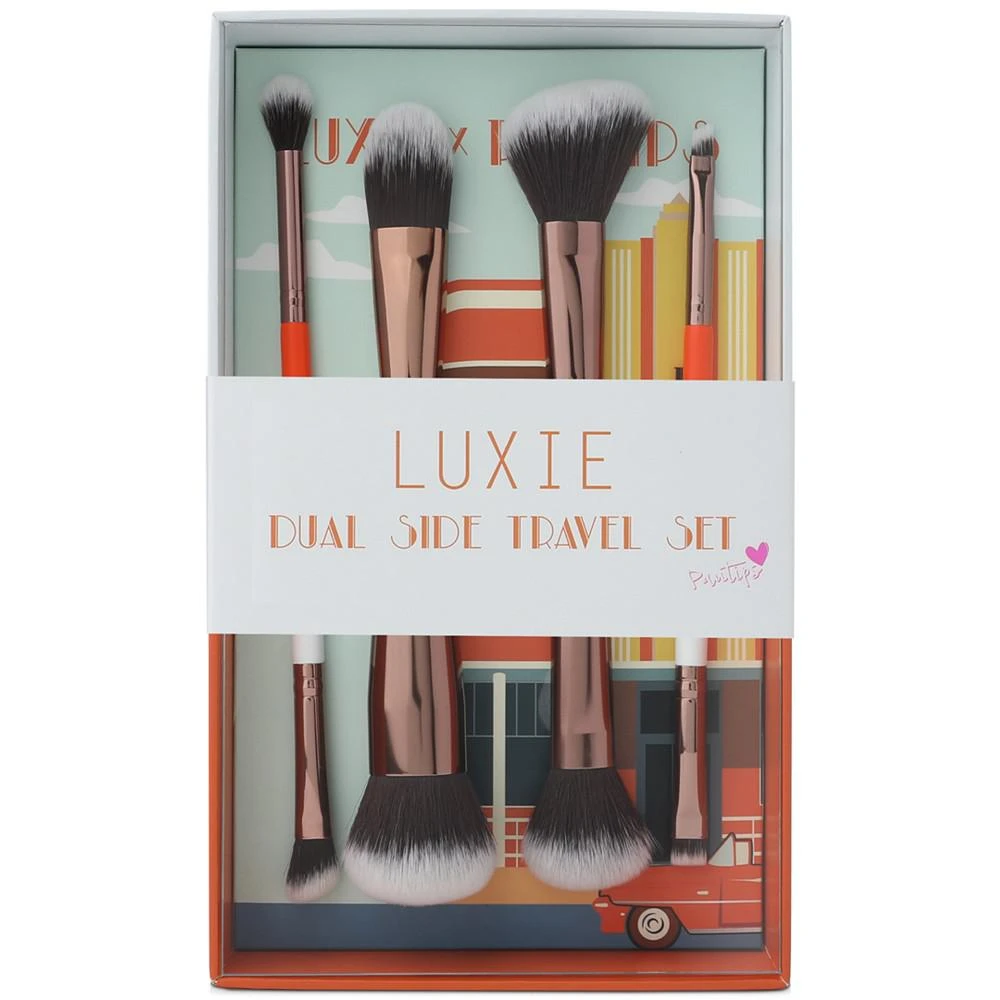 商品Luxie|4-Pc. Dual-Ended Travel Brush Set,价格¥909,第2张图片详细描述