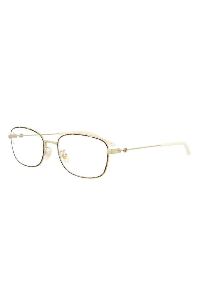 商品Gucci|Fashion 55mm Square Optical Glasses,价格¥1125,第2张图片详细描述