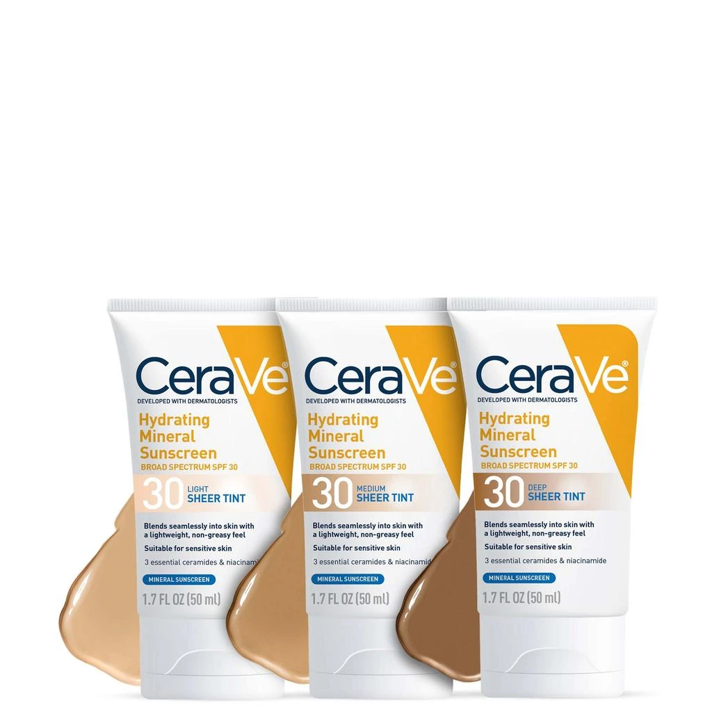 CeraVe Hydrating Mineral Tinted Sunscreen SPF 30 商品