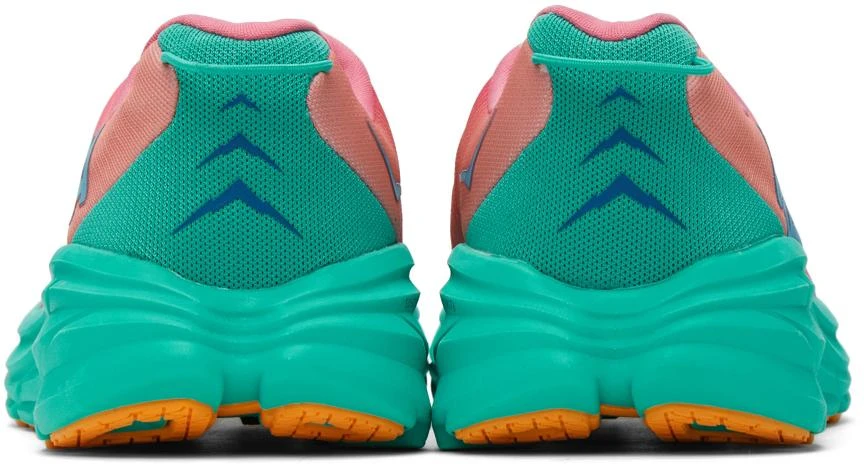商品Hoka One One|Pink & Green Rincon 3 Sneakers,价格¥952,第4张图片详细描述