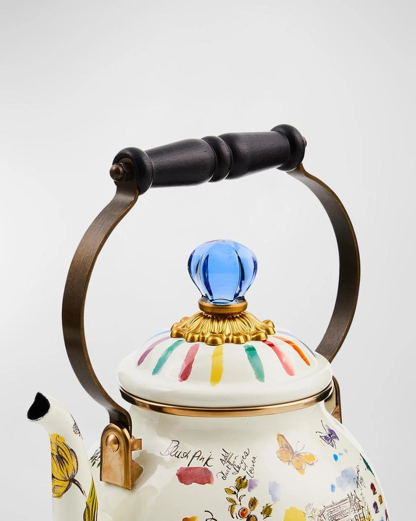 商品MacKenzie-Childs|Sketchbook 2 Quart Tea Kettle,价格¥1312,第3张图片详细描述