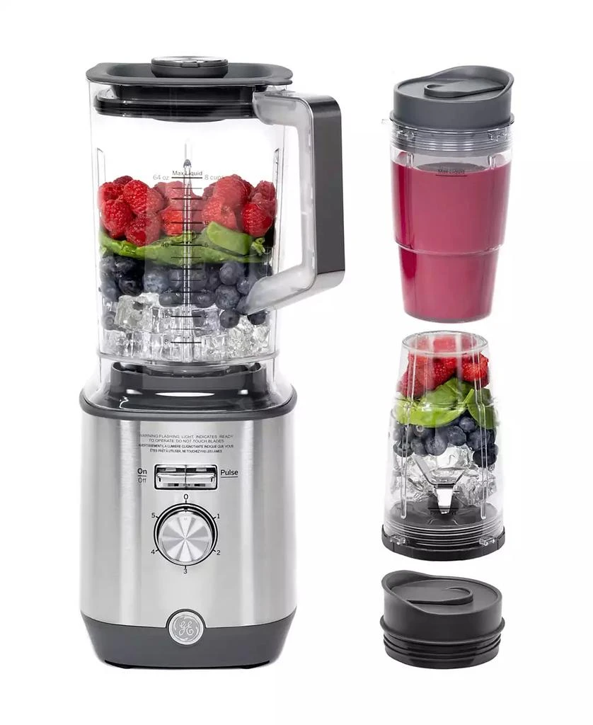 商品GE Appliances|64 Oz. Blender with Personal Cups 1000 Watts,价格¥919,第1张图片