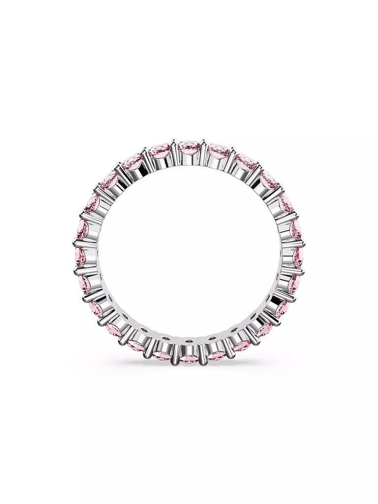 商品Swarovski|Matrix Rhodium-Plated &amp; Crystal Eternity Band,价格¥888,第4张图片详细描述