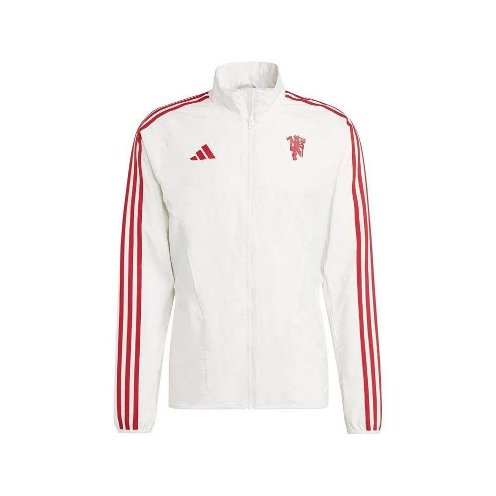 商品Adidas|Men's White Manchester United 2023/24 Anthem Full-Zip Jacket,价格¥805,第1张图片