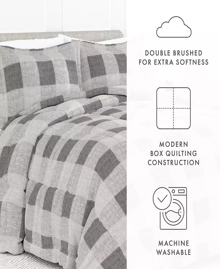 Ultra Soft Gingham 3-Pc. Comforter Set 商品