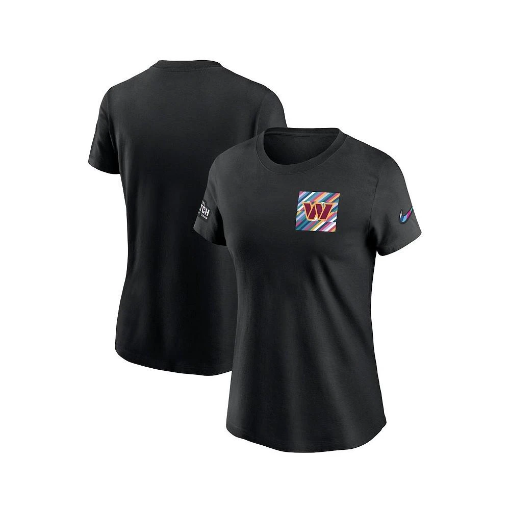 商品NIKE|Women's Black Washington Commanders 2023 NFL Crucial Catch Sideline Tri-Blend T-shirt,价格¥225,第1张图片