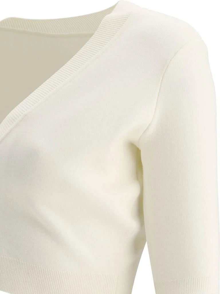 商品ELISABETTA FRANCHI|Cropped cardigan with logoed buttons,价格¥1480,第4张图片详细描述