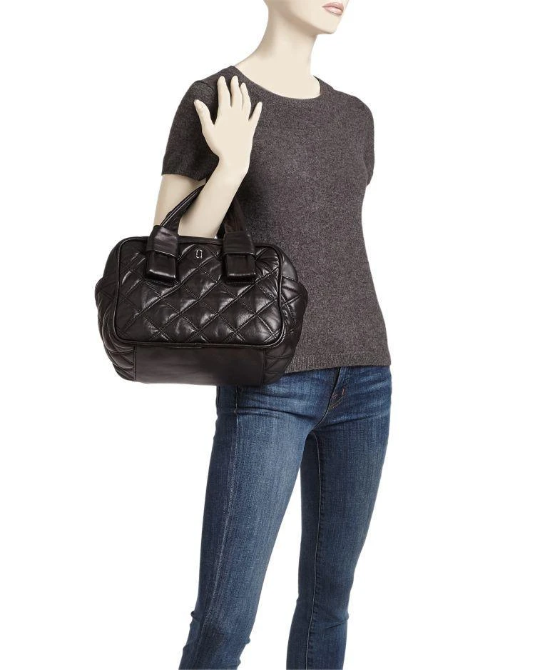 商品Marc Jacobs|Antonia Bauletto Quilted Leather Satchel,价格¥3336,第2张图片详细描述