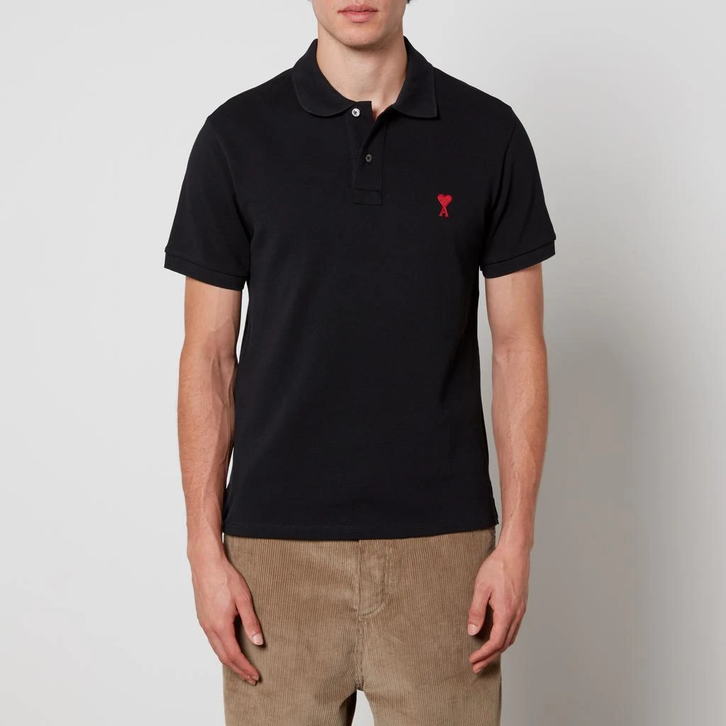 商品AMI|de Coeur Organic Cotton Polo Shirt,价格¥1617,第1张图片