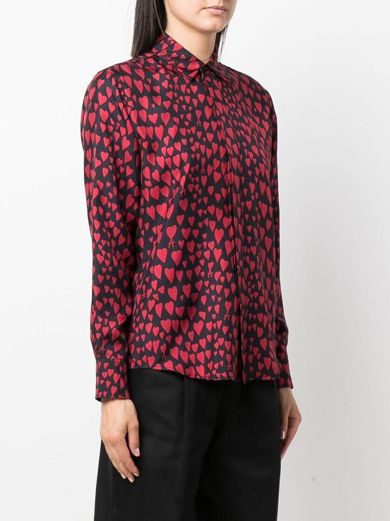 商品AMI|AMI PARIS - Printed Silk Shirt,价格¥2539,第4张图片详细描述