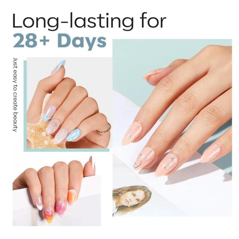 商品[国内直发] MODELONES|Short Almond - Frosted Nail Tips,价格¥96,第4张图片详细描述