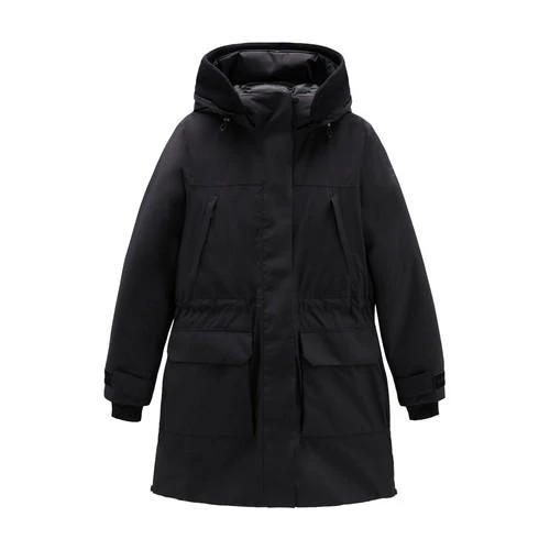 商品Woolrich|【特惠8.7折】包邮包税【预售7天发货】 WOOLRICH 女士 大衣 Harveys 防水风雪大衣  WOO497Q4BCK,价格¥7637,第1张图片