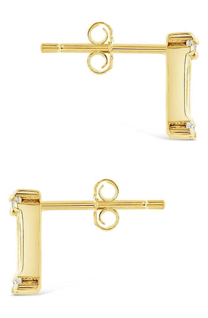 商品Sterling Forever|Luella CZ Stud Earrings,价格¥169,第4张图片详细描述
