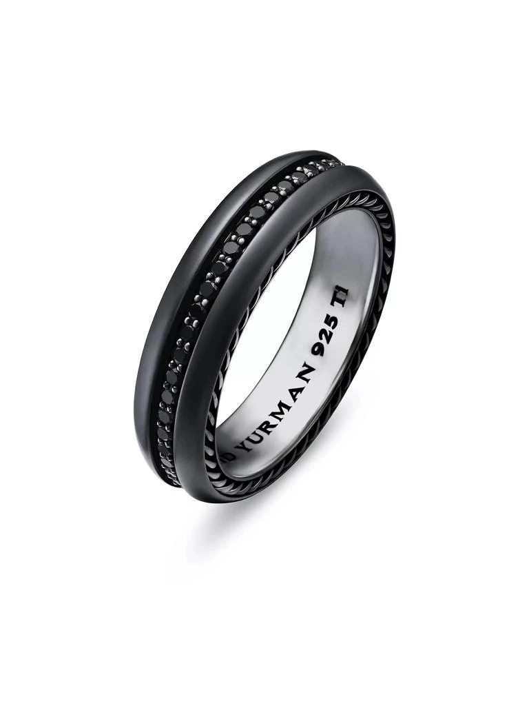 商品David Yurman|Streamline Band Ring in Black Titanium,价格¥18731,第2张图片详细描述