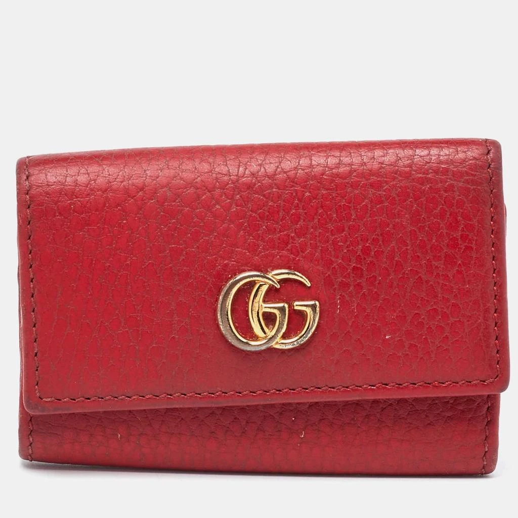 商品[二手商品] Gucci|Gucci Red Leather Key Case,价格¥1571,第1张图片