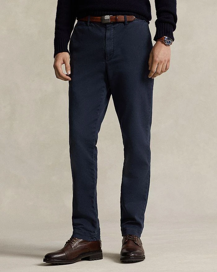 商品Ralph Lauren|Stretch Slim Fit Knitlike Chino Pants,价格¥651,第3张图片详细描述