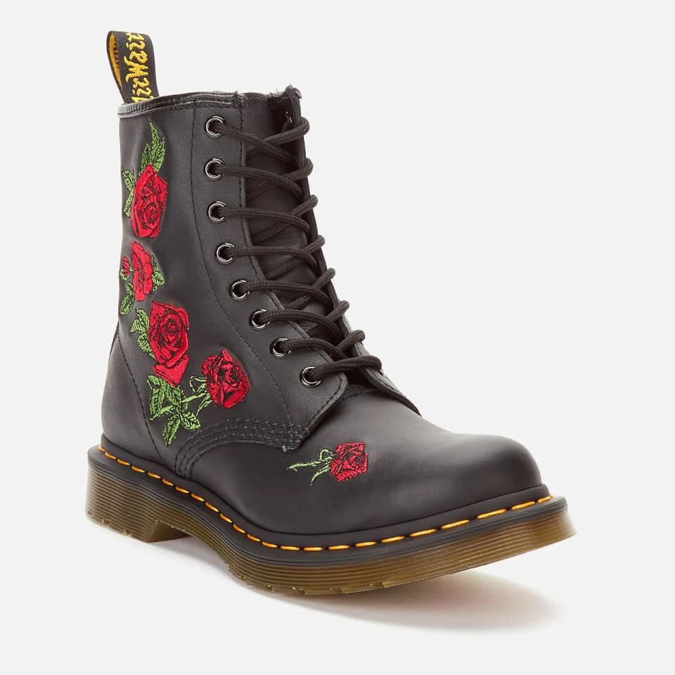 商品Dr. Martens|DR. MARTENS WOMEN'S 1460 VONDA SOFTY T LEATHER 8-EYE BOOTS - BLACK,价格¥1786,第2张图片详细描述