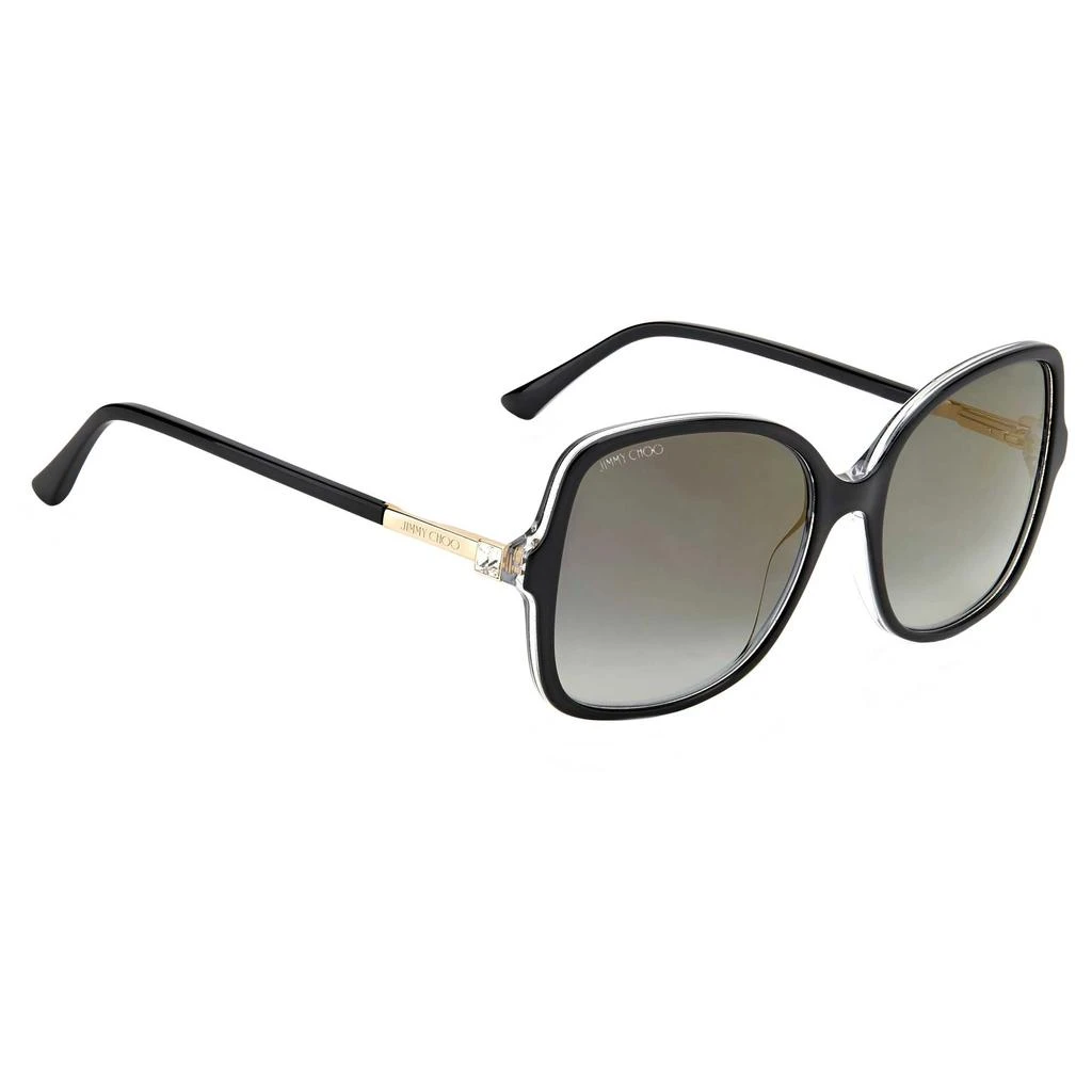 商品Jimmy Choo|Jimmy Choo Women's Sunglasses - Grey Lenses Black Butterfly Frame | JUDY/S 0807 FQ,价格¥649,第4张图片详细描述
