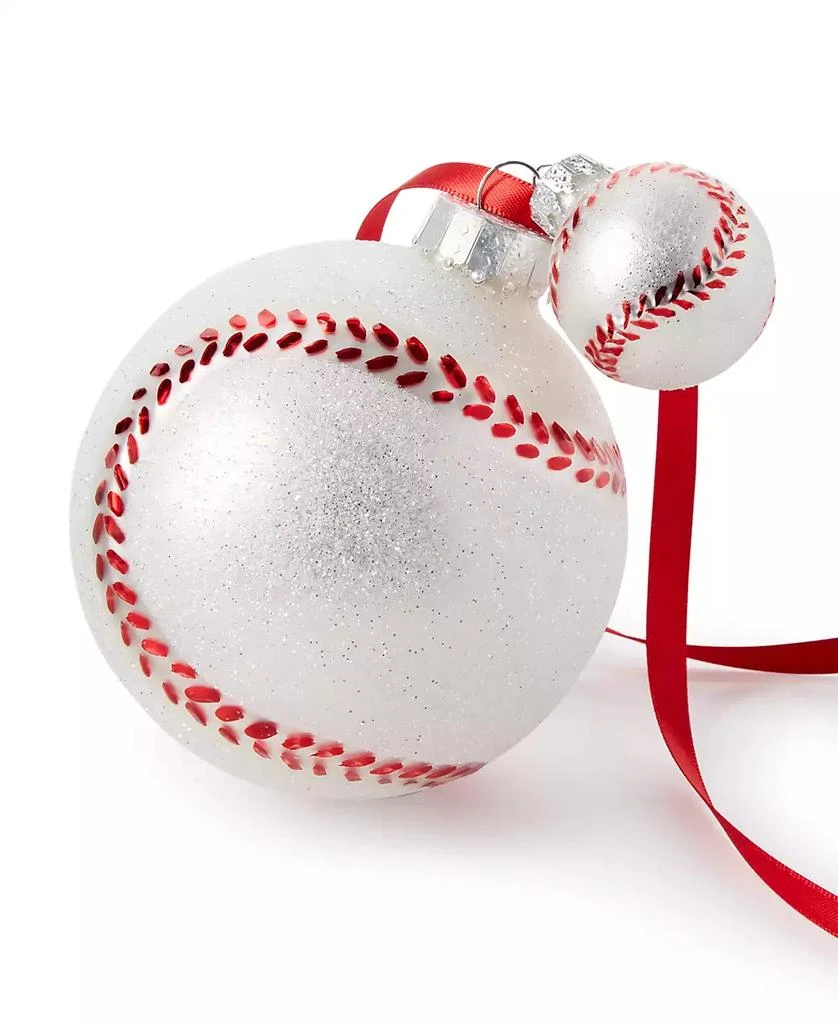 商品Holiday Lane|Sports Baseball Ornament, Exclusively at Macy's,价格¥38,第2张图片详细描述