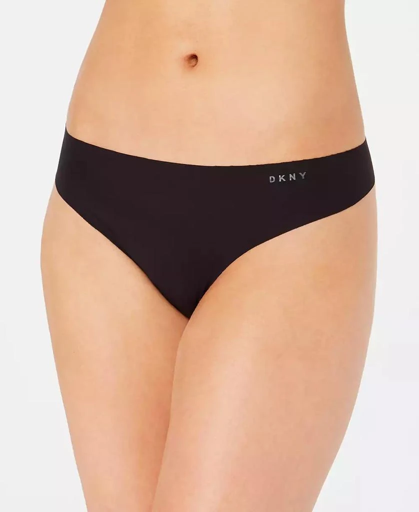 商品DKNY|Litewear Cut Anywear Logo Thong Underwear DK5026,价格¥64,第1张图片