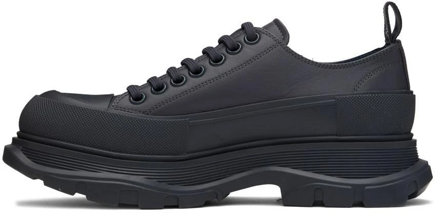 商品Alexander McQueen|Black Tread Slick Sneakers,价格¥2334,第3张图片详细描述