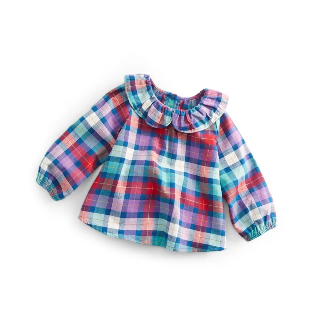 商品First Impressions|Baby Girls Jewel Tones Plaid Top, Created for Macy's,价格¥150,第1张图片